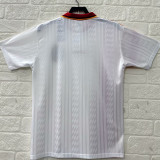 1994 Spain Away White Retro Soccer Jersey