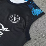 24/25 Napoli Black Blue Tank top and shorts suit