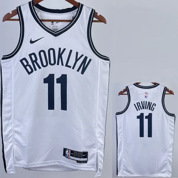 22/23 NETS IRVING #11 White Top Quality Hot Pressing NBA Jersey