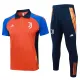 24/25 JUV Orange Polo Collar Pants Set(C1108)