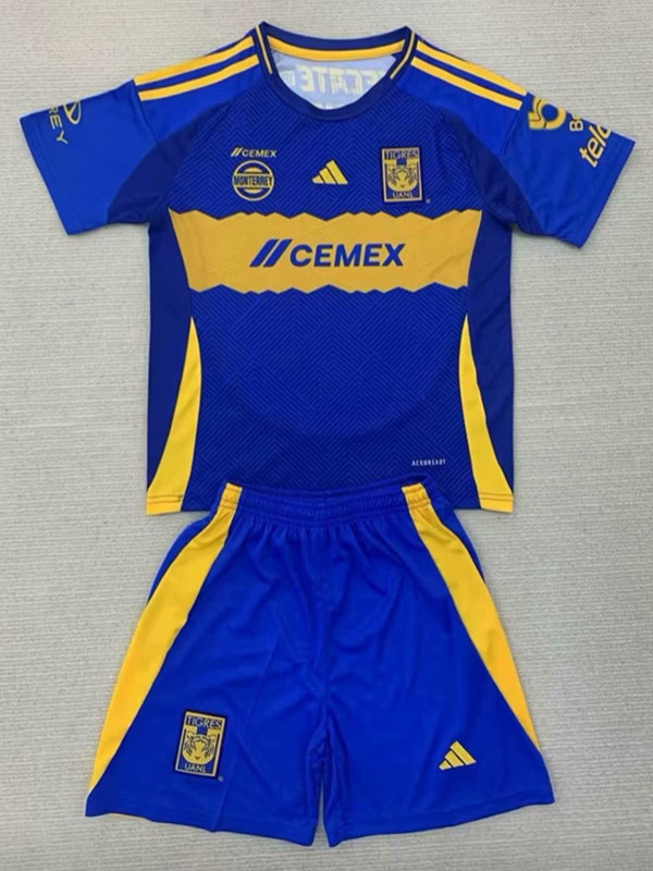 24/25 Tigres UANL Away Kids Soccer Jersey