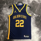 22/23 WARRIORS WIGGINS #22 Royal blue Top Quality Hot Pressing NBA Jersey (Trapeze Edition)