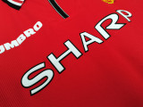 1998/1999 Man Utd Home Retro Soccer Jersey