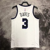 22/23 LAKERS DAVIS #3 White City Edition Top Quality Hot Pressing NBA Jersey
