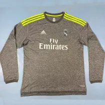 2015/2016 RMA Away Long Sleeve  Retro Soccer Jersey