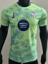 25/26 BAR Light Green Special Edition  Player Version Soccer Jersey