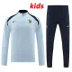 24/25 France Light Blue  Kids Half Pull Tracksuit (半拉链、童装)