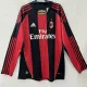 2010/2011 ACM Home  Long Sleeve  Retro Soccer Jersey