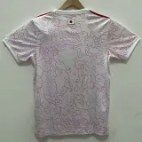 2024 Japan White and Pink  Fans Soccer Jersey