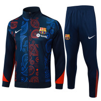 24/25  BAR Royal Blue Inkjet puzzle Jacket Tracksuit # A841