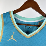 23/24 Hornets BALL #1 Blue City Edition Top Quality Hot Pressing NBA Jersey