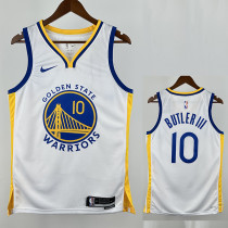 22/23 WARRIORS BUTLER III # 10 White Retro Edition Top Quality Hot Pressing NBA Jersey(V领)