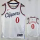 24/25 Clippers WESTBROOK #0 White City Edition Home Top Quality Hot Pressing NBA Jersey