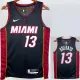 22/23 HEAT ADEBAYO #13 Black Top Quality Hot Pressing NBA Jersey (V领）