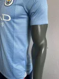 23/24 Man City Home Player Version Soccer Jersey