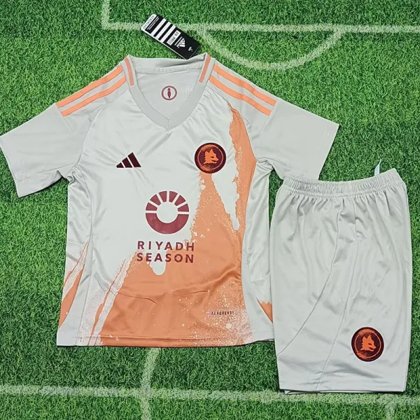 24/25 Roma Away Kids Soccer Jersey