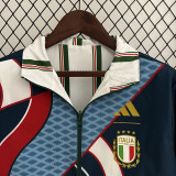 2023 Italy Dark green & White Double Sided Windbreaker (双面风衣)