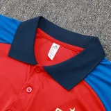 24/25 Spain Red Polo Collar Pants Set(C1101)