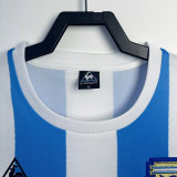 1986 Argentina Home Long Sleeve Retro Soccer Jersey (长袖)