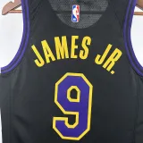 22/23 LAKERS BROWNIES # 9 Black City EditionTop Quality Hot Pressing NBA Jersey(城市黑、圆领)