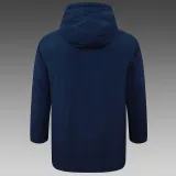 24/25 Marseille Royal Blue Hooded Cotton Coat G245白色队标