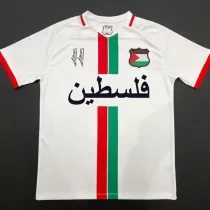 24/25 Palestine White Arabic Version Fans Soccer Jersey(阿拉文）