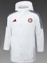 24/25 Bayern White Hooded Cotton Coat 帽棉衣