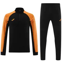 24/25 JO Black&Oronge Half Zipper Sportswear # 809黑橙色(半拉链)