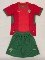 24/25 Morocco Home Kids Soccer Jersey