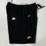 24/25 NK Black Cotton shorts(002、前彩色标、全棉)