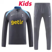 24/25 TOT Grey Kids Half Pull Tracksuit  (童装、半拉链)