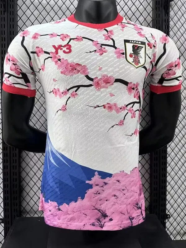 24/25 Japan White Sakura（Y-3)  Player Version Soccer Jersey
