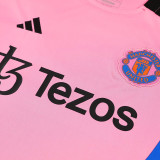 24/25 Man Utd Pink Training Short Suit