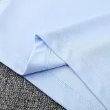 25/26  RMA  White Blue (Yellow Sleeves) Polo Collar Pants Set
