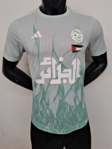 23/24 Algeria White Green  Special Edition  Player Version Soccer Jersey # A16