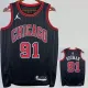 22/23 BULLS RODMAN #91 Black Top Quality Hot Pressing NBA Jersey (Trapeze Edition) 飞人版