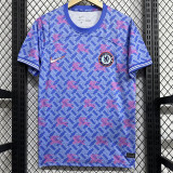 24 /25 CHE Flower Blue Joint Edition Fans Soccer Jersey