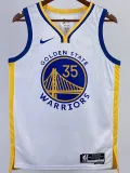 22/23 WARRIORS DURANT #35 White Top Quality Hot Pressing NBA Jersey (V领)