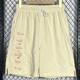 24/25 JOR Yellow Cotton shorts(006、前大JOR标、全棉)