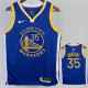 22/23 WARRIORS DURANT #35 Blue Top Quality Hot Pressing NBA Jersey (V领)