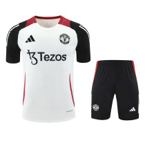 25/26 Man Utd White Training Short Suit