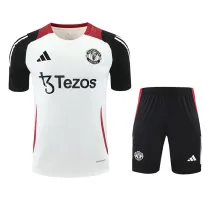 25/26 Man Utd White Training Short Suit