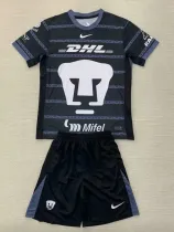 24/25 Pumas UNAM Black Goalkeeper Kids Soccer Jersey