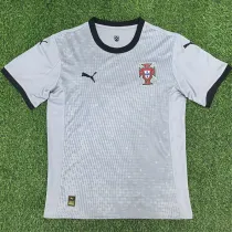 25/26 Portugal Grey GoalkeeperFans Soccer Jersey