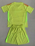 24/25  Mexico Green  Goalkeeper Kids Soccer Jersey