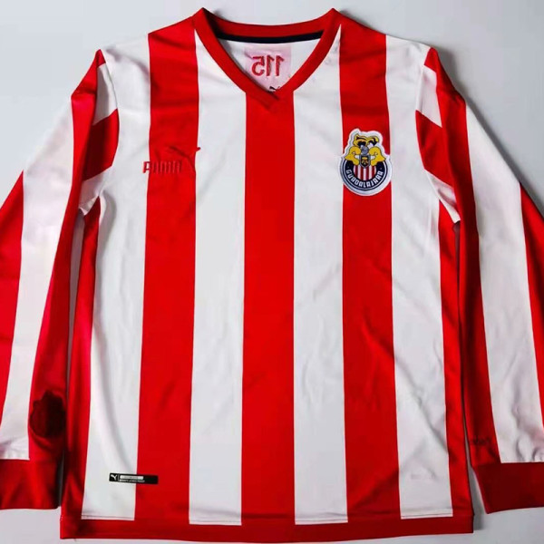 21/22 Chivas 115th Red Long Sleeve Soccer Jersey (长袖)