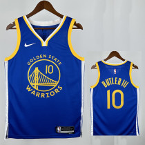 22/23 WARRIORS BUTLER III # 10 Blue Top Quality Hot Pressing NBA Jersey(V领)