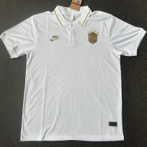 21/23 Brazil White Classic Polo Short Sleeve (金标)