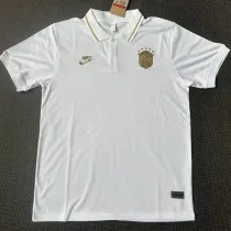 21/23 Brazil White Classic Polo Short Sleeve (金标)