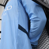 24/25 Man City Home Long Sleeve Player Version Soccer Jersey(长袖)